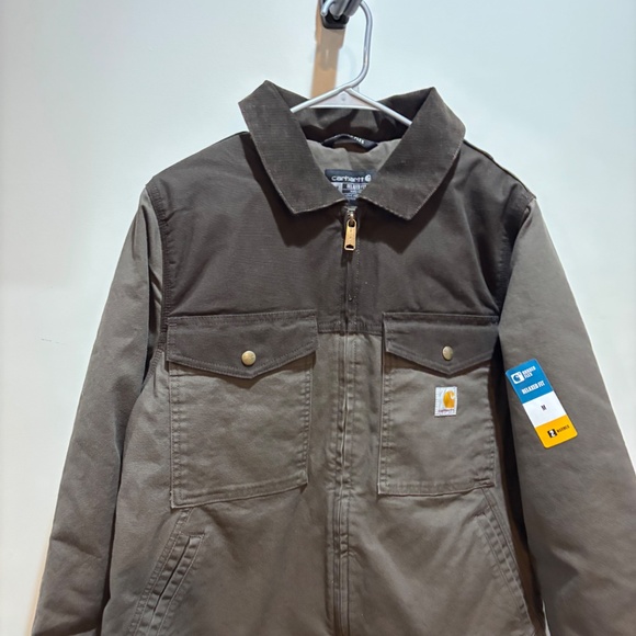 Carhartt Montana RUGGED FLEX® RELAXED FIT DUCK INSULATED JACKET 2 WARMER RATING - Picture 8 of 11